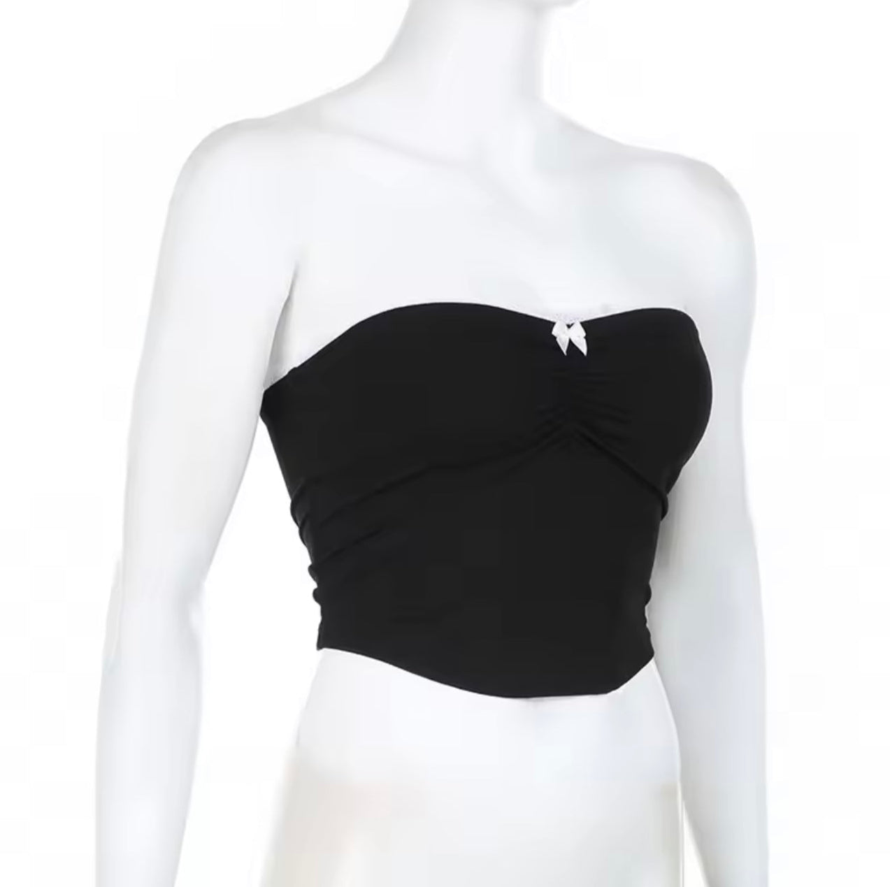 Bow stitched tube top