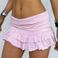 Low waisted mini skirt