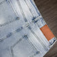 Light blue washed jeans