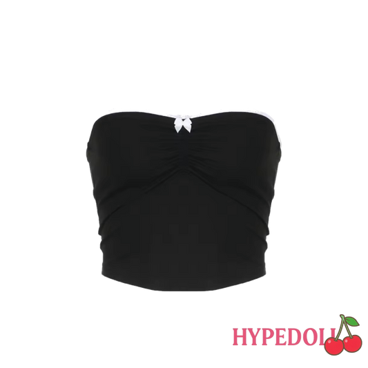 Bow stitched tube top