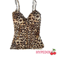Leopard print crop top