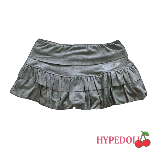 Low waisted mini skirt
