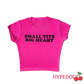 Small tits big heart top