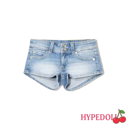 Peachy bottom jean shorts