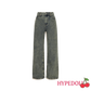 washed vintage style jeans